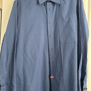 Men's Blue Checkered Shirt